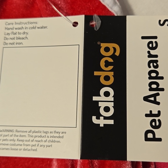 Fabdog Hot Pink Velour Puppy Dog DIVA Hoodie Size Small - Picture 3 of 4